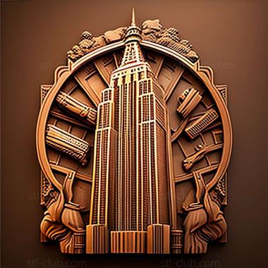 3D model empire state (STL)